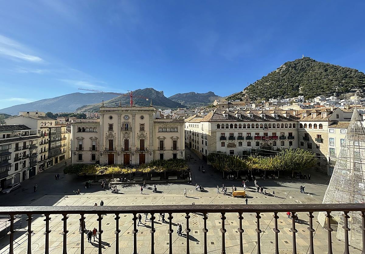 Vista de la plaza de Santa María desde la Catedral.
