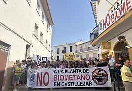 Castilléjar contra la planta de biometano.