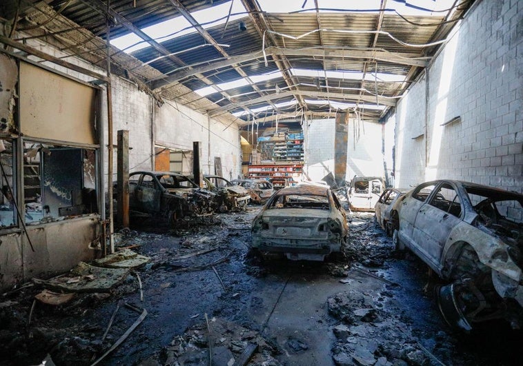 Incendio en Juncaril: «Se ha quemado todo, qué le vamos a hacer»