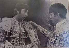 Pepe Luis Díaz con José Fuentes.