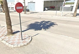 Lugar aproximado donde ocurrió el accidente.