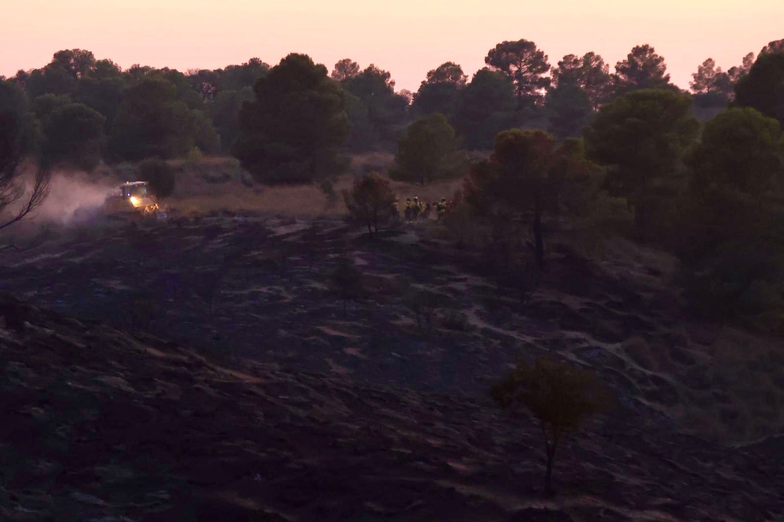 Desde dentro: Las imágenes del incendio de Benamaurel y Castilléjar