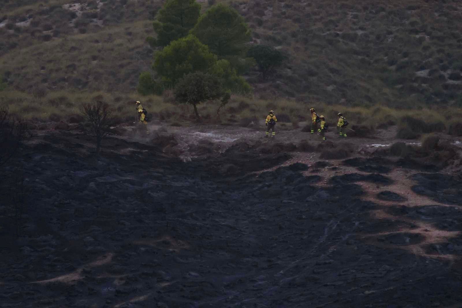 Desde dentro: Las imágenes del incendio de Benamaurel y Castilléjar