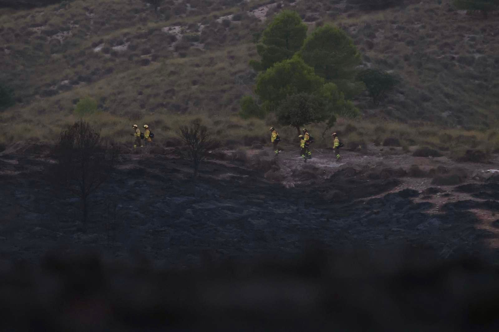 Desde dentro: Las imágenes del incendio de Benamaurel y Castilléjar