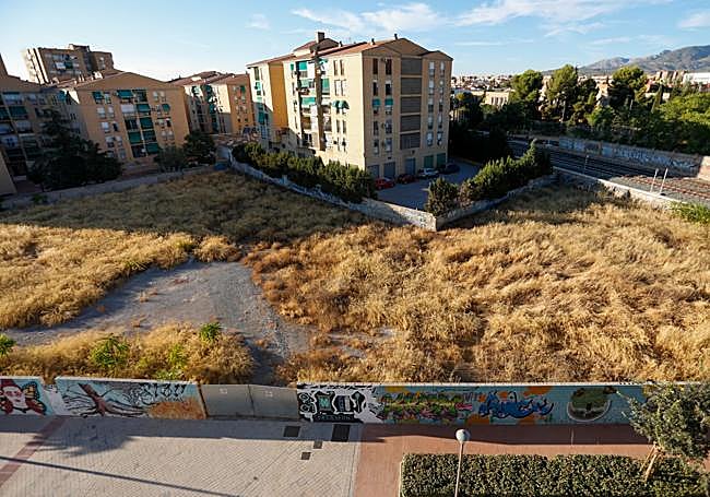 Terrenos donde se construirá la piscina en la Chana