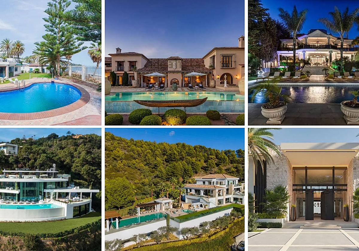 Algunas de las viviendas más caras a la venta en Andalucía.