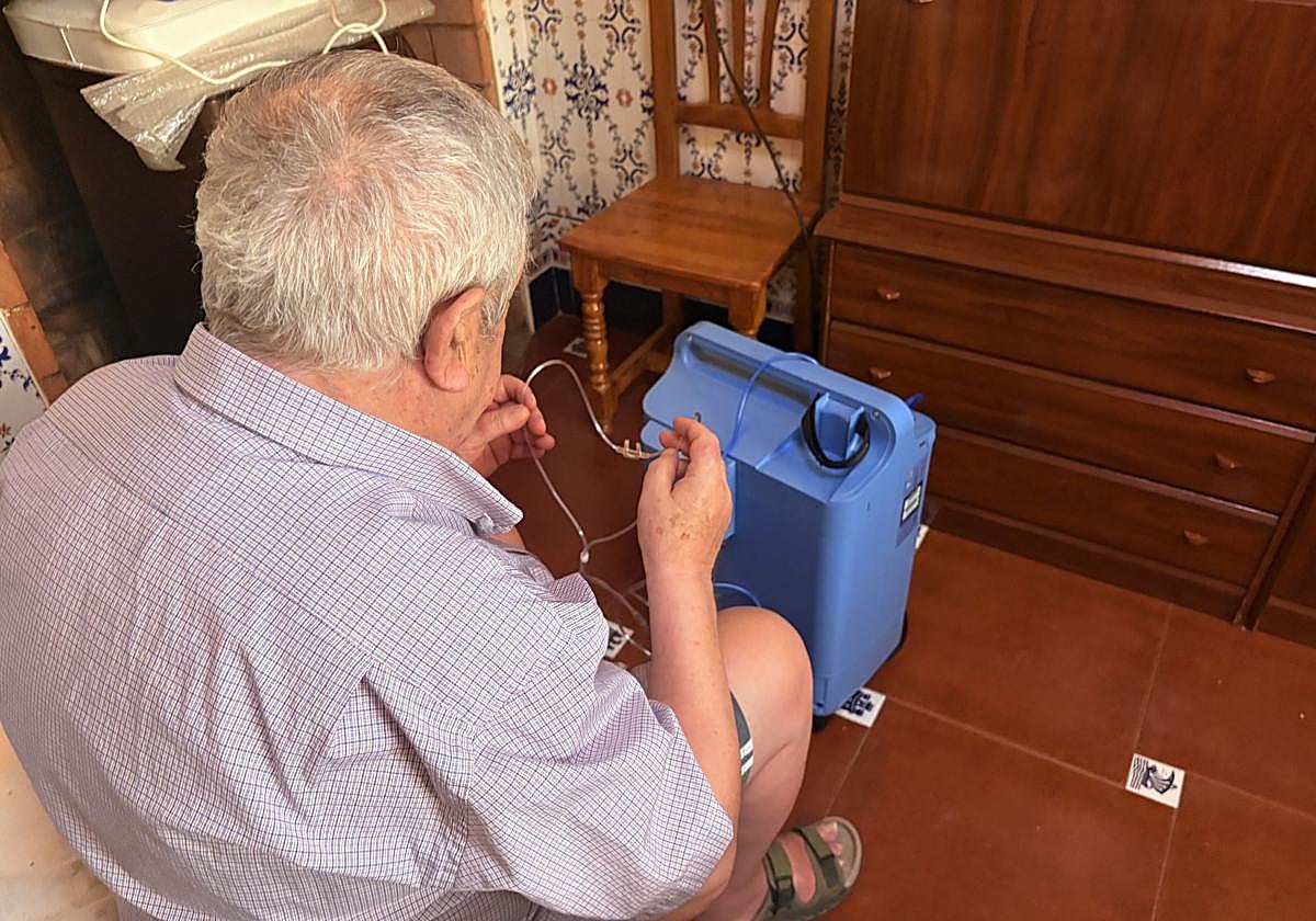 «Mi suegro tiene 101 años, necesita respirador y estaba sin luz»