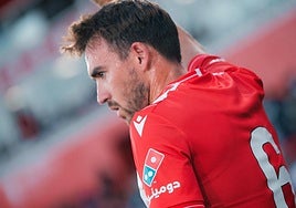 André Horta sacando un córner