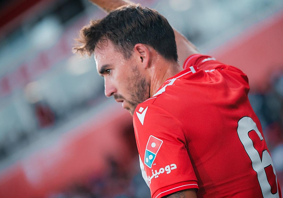 André Horta sacando un córner