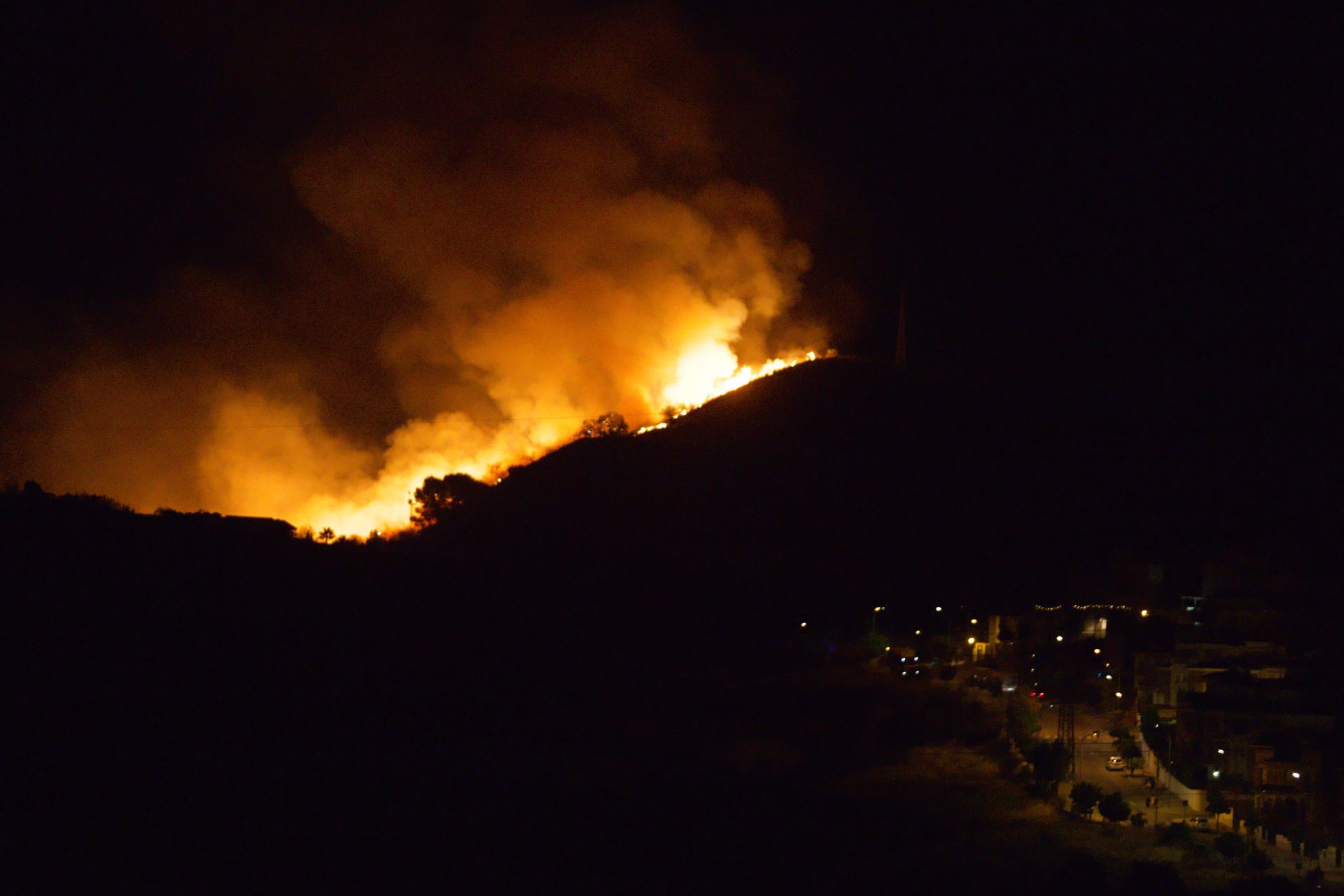 El incendio de la Fuente de la Bicha desde dentro