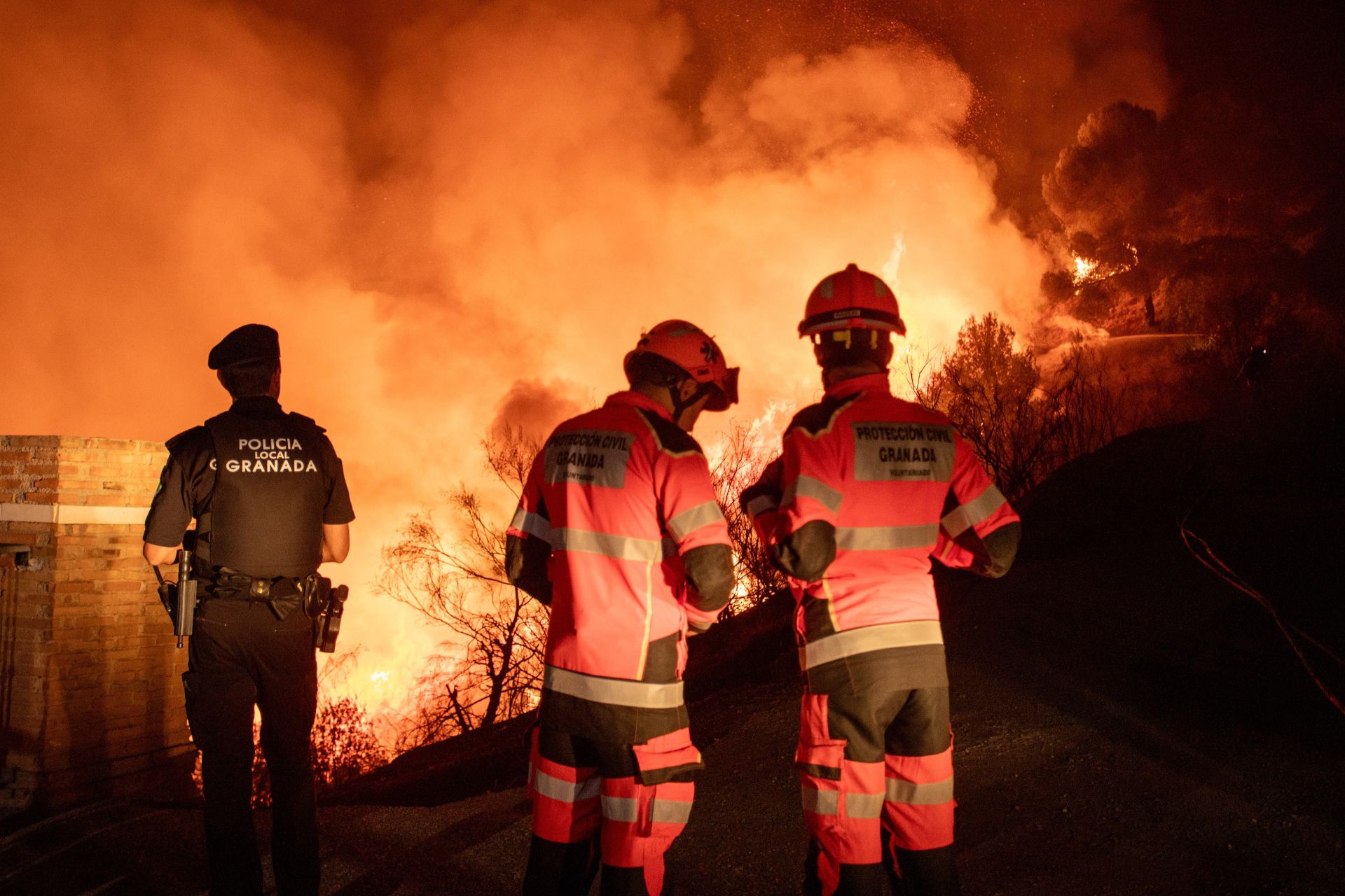 El incendio de la Fuente de la Bicha desde dentro