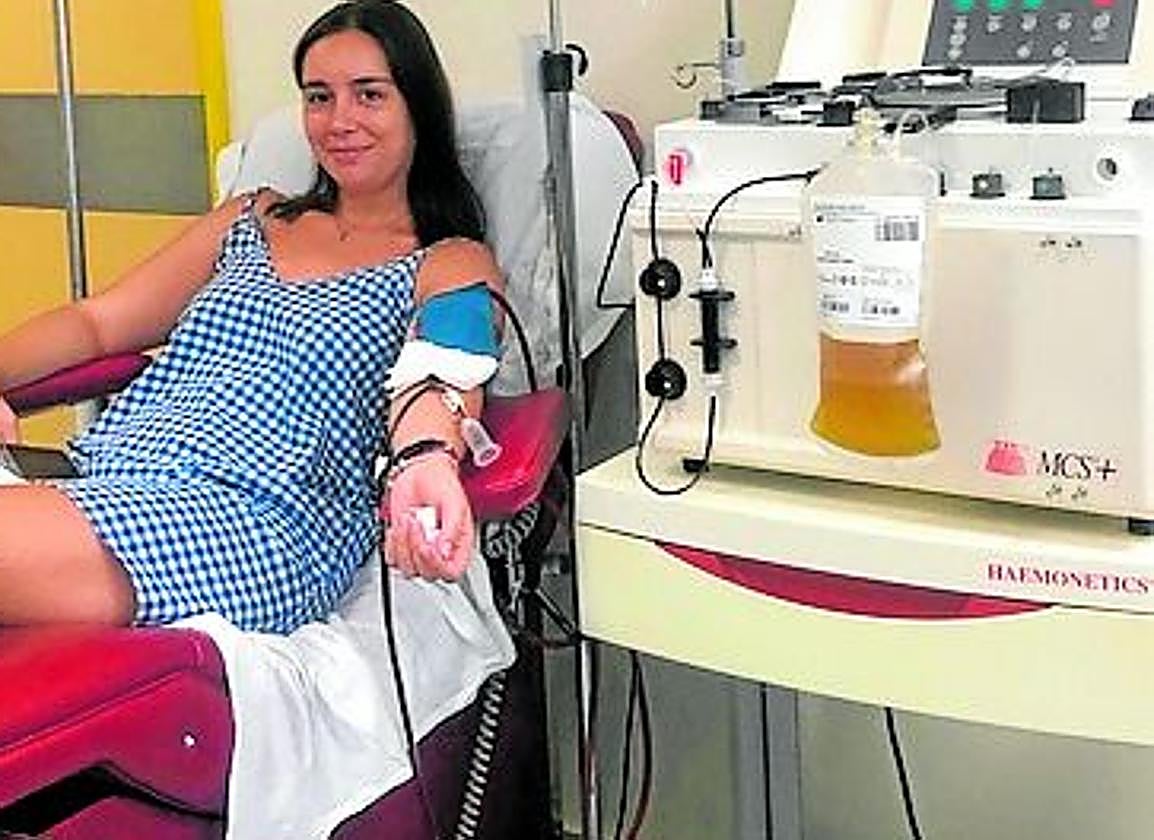 Donación de plasma.