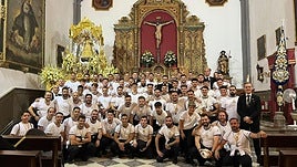 La cuadrilla de costaleros celebra este año su 38 aniversario desde su fundación en 1987a