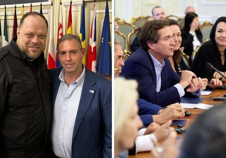 Dos diputados granadinos representan a España en una visita a Ucrania en el Día de la Independencia del país