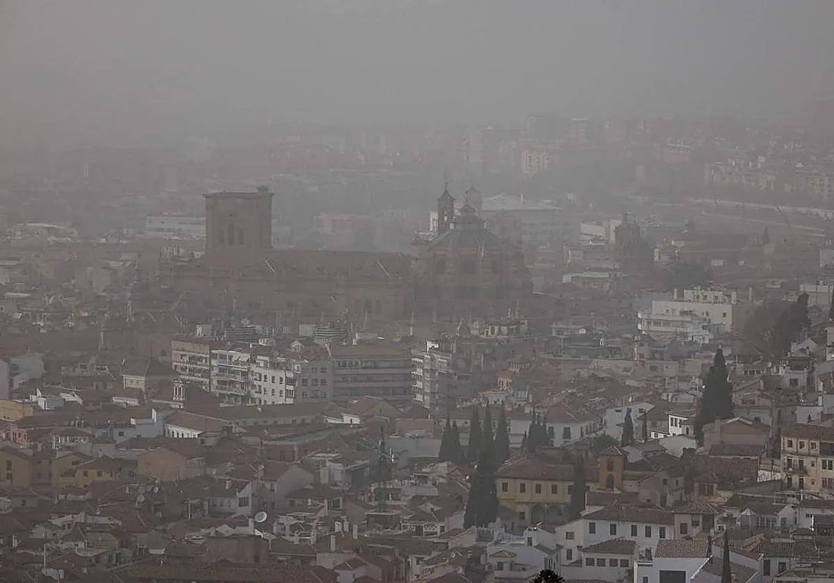 Calima en Andalucía.