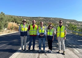 Arreglos en la carretera A-6109 en Baeza y Begíjar para evitar accidentes de tráfico