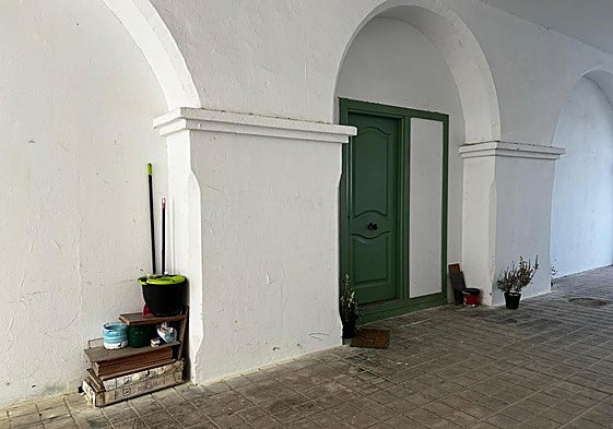 Vivienda donde supuestamente se cometió el crimen.