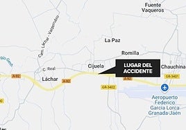 Normalizada la circulación tras un accidente múltiple en la A-92 a su paso por Cijuela