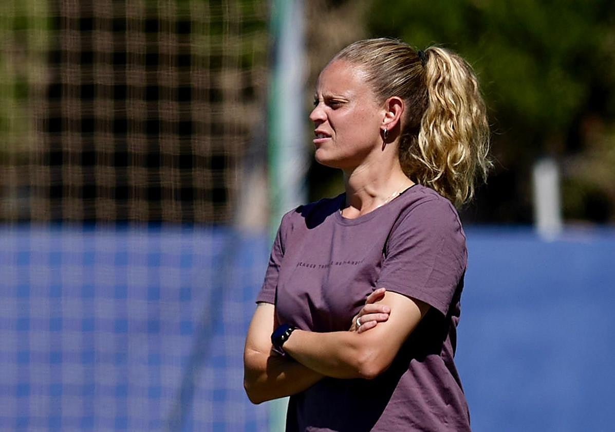 Irene Ferreras, en el partido.
