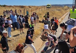 210 pasajeros desalojados del tren incendiado que conecta Almería y Granada con Madrid