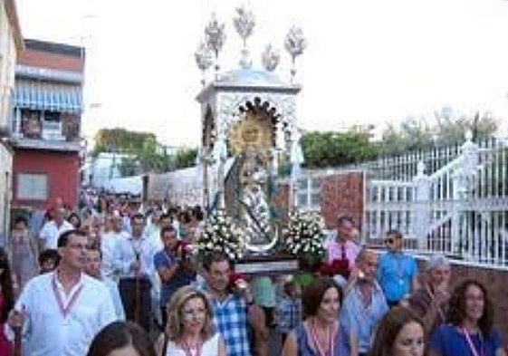 Imagen de archivo de la Virgen de Gádor en Berja.