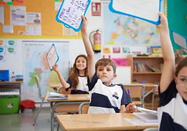 Imagen de archivo de un joven alumno del British School de Almería.