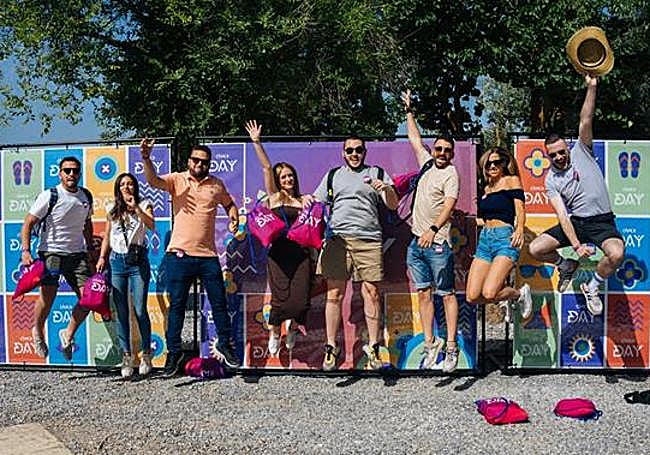 Una de las actividades que Cívica hace para crear equipo