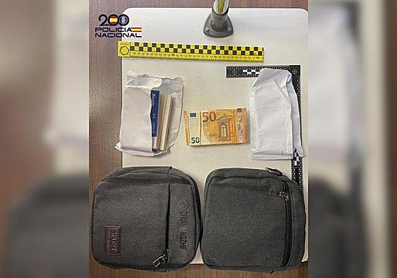 Material incautado por los agentes.