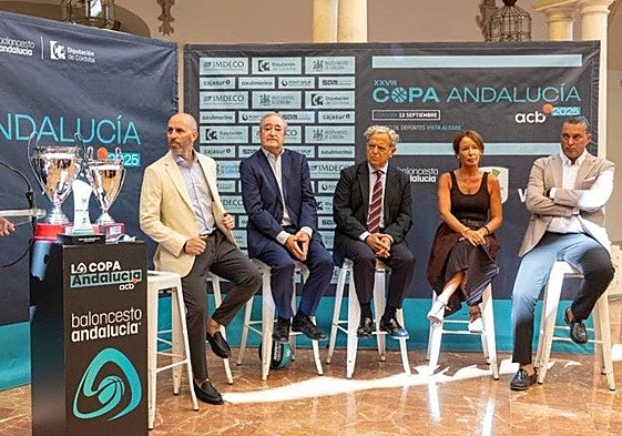 Un momento de la presentación de la Copa de Andalucía.
