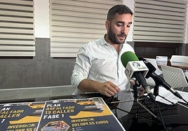 Presentación del plan de asfaltado.