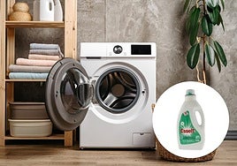 Lavadora y detergente 'Esselt Eco recarga detergente universal' de Aldi