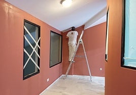 Avances en la obra del espacio.