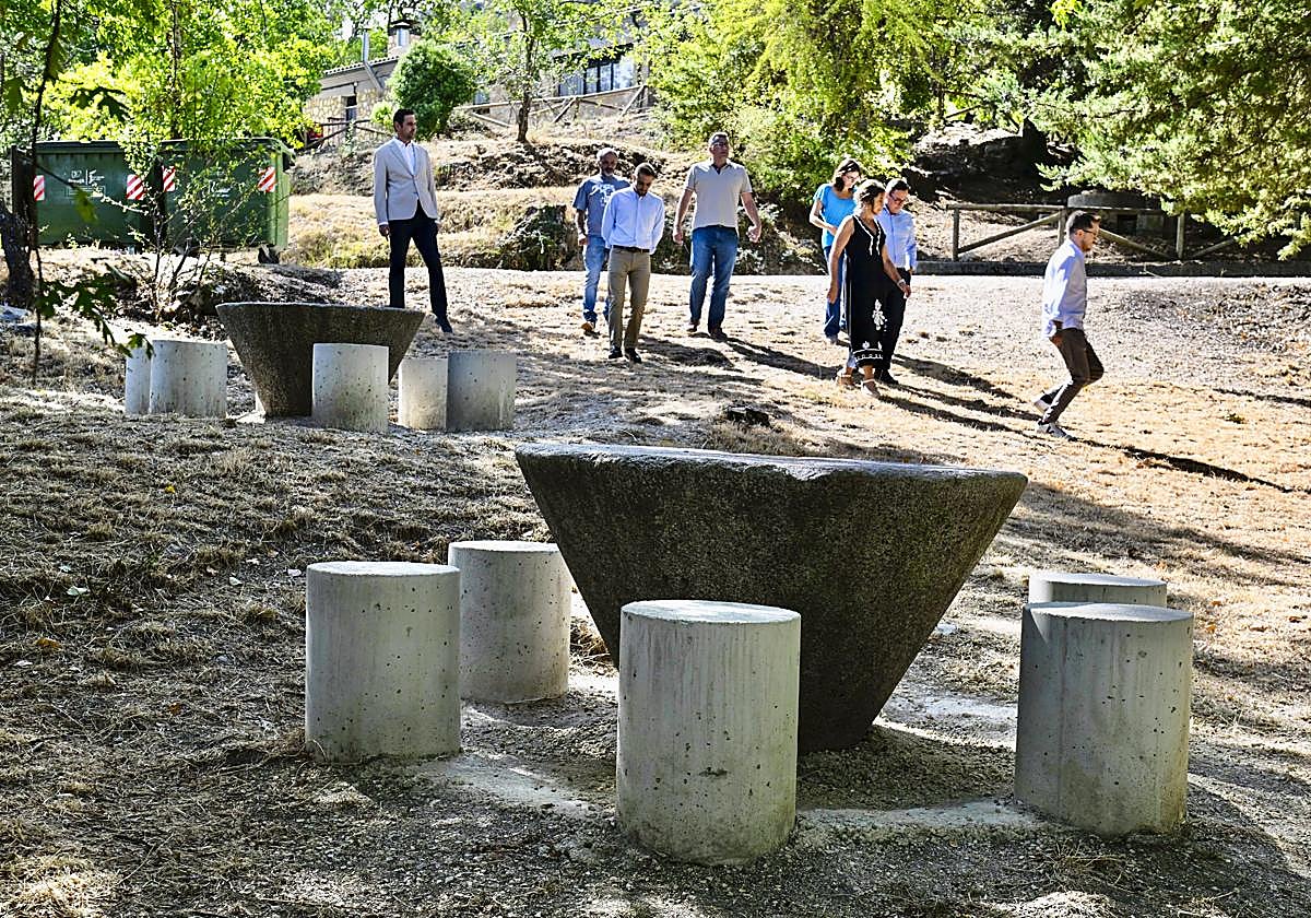 Zona de descanso en el Área Recreativa.