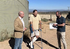 Hidalgo y Requena en la presentación del proyecto.