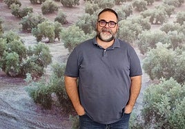 Francisco Elvira en la sede de COAG Jaén.