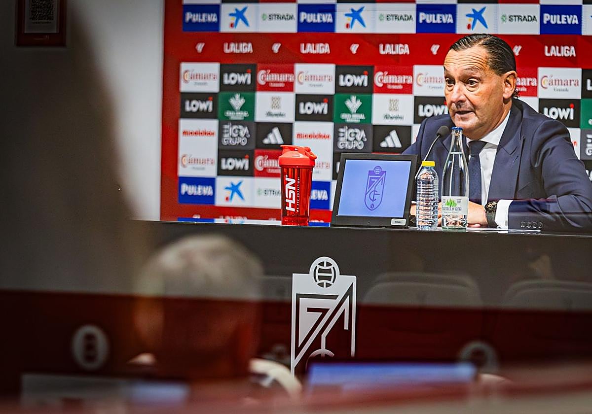 Amado, durante su intervención.