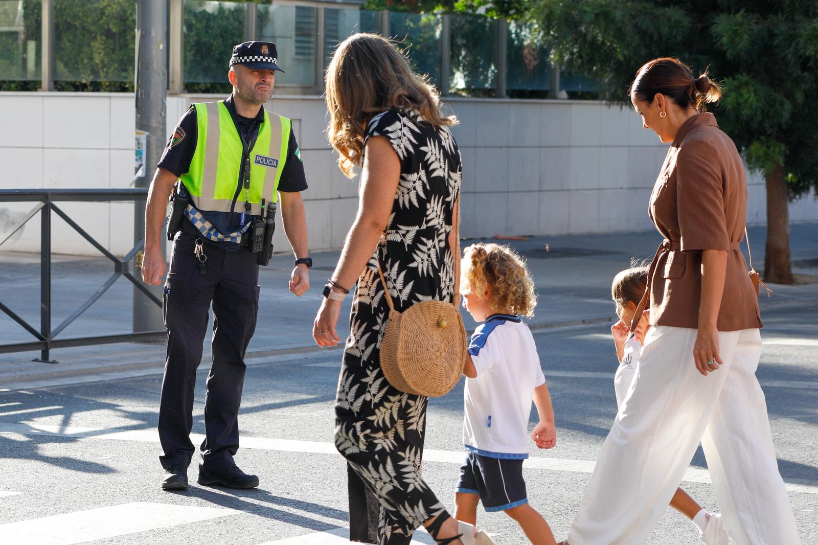 El primer día de colegio en Granada, en imágenes