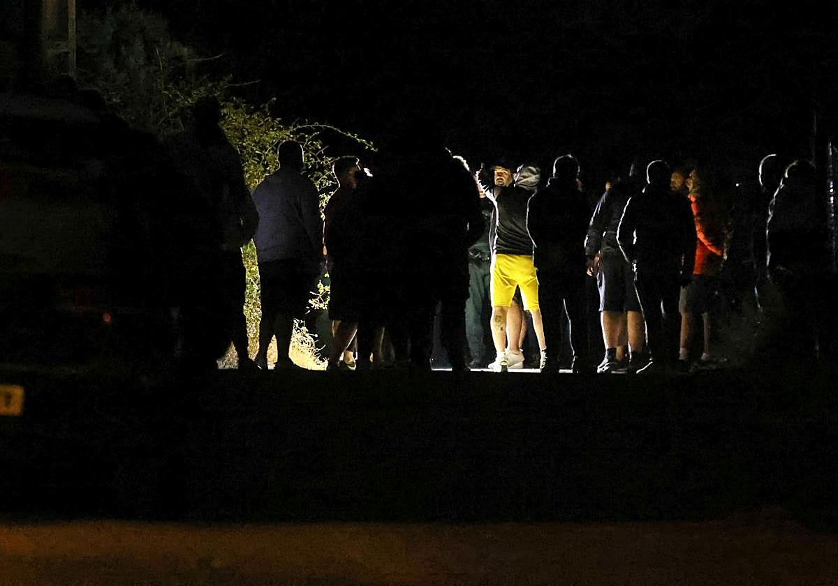 Noche de tensión en Huétor Santillán