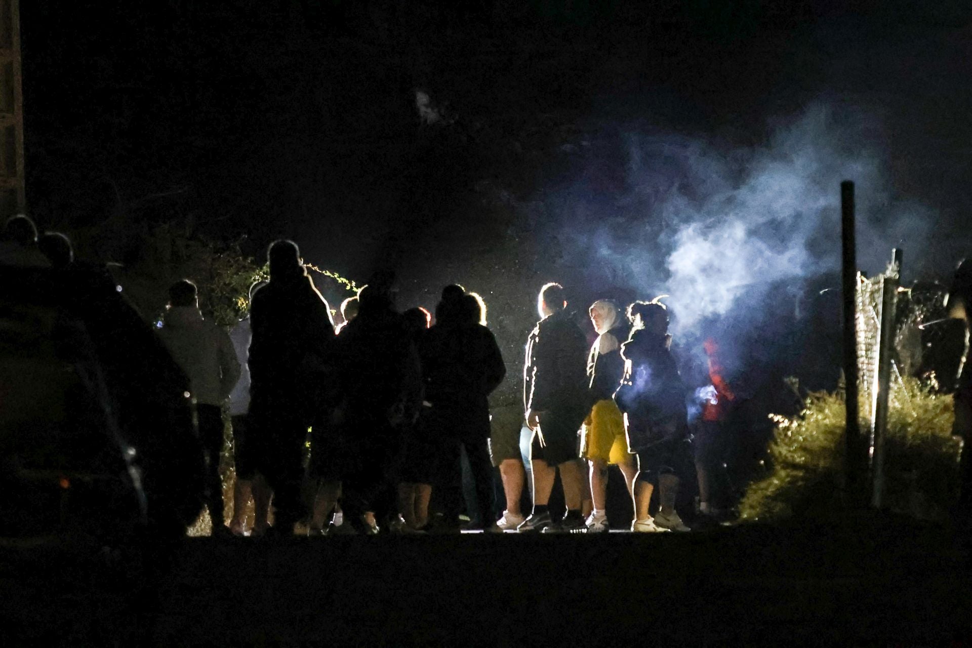 Noche de tensión en Huétor Santillán