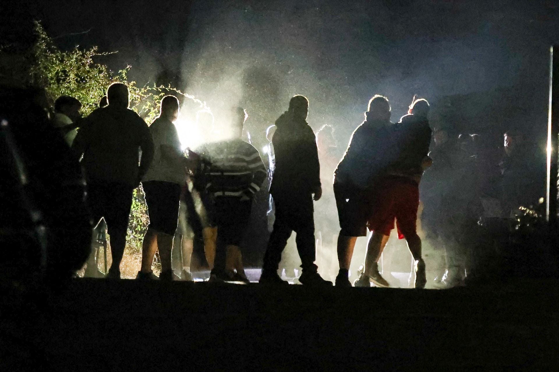 Noche de tensión en Huétor Santillán