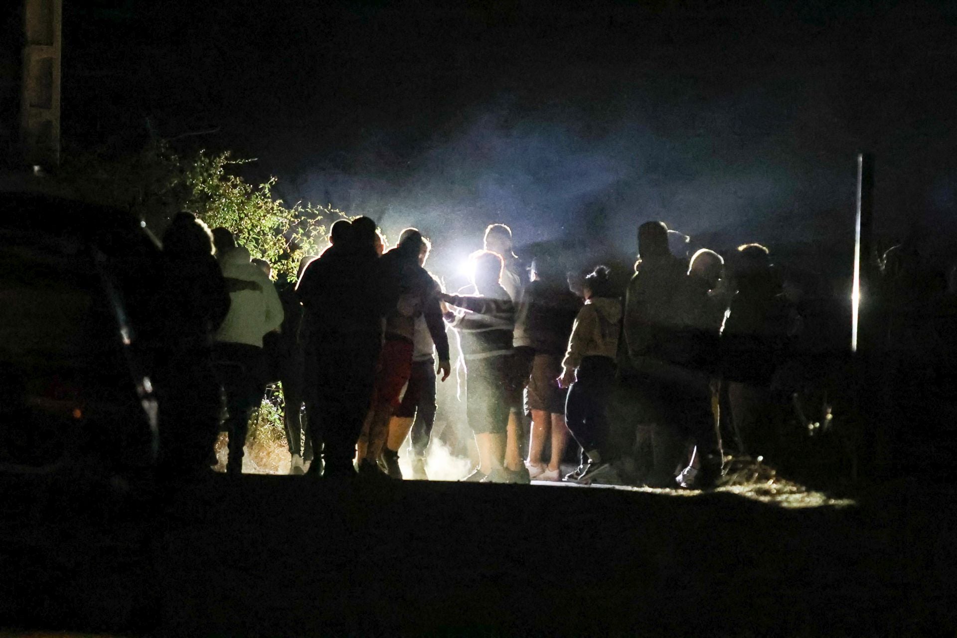 Noche de tensión en Huétor Santillán