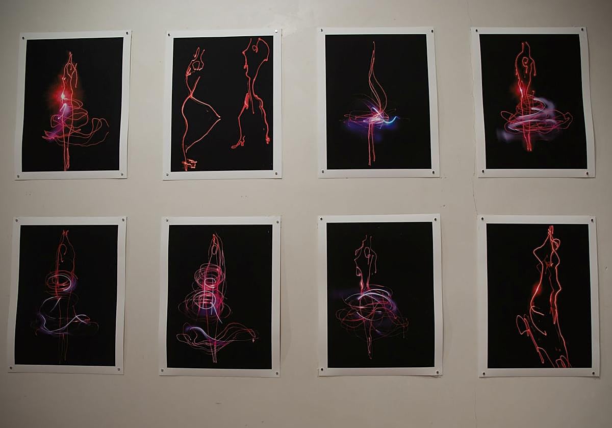 Imagen principal - Obras expuestas. 