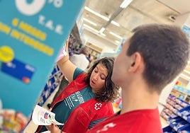 Voluntarios de Cruz Roja.