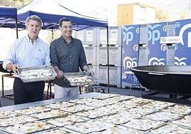 La estampa de los dirigentes populares friendo huevos suma ya diez años. s