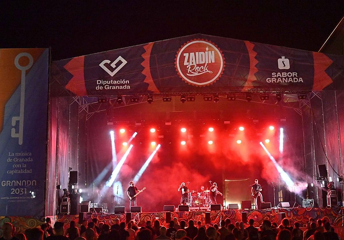 Imagen del Zaidín Rock de 2025.