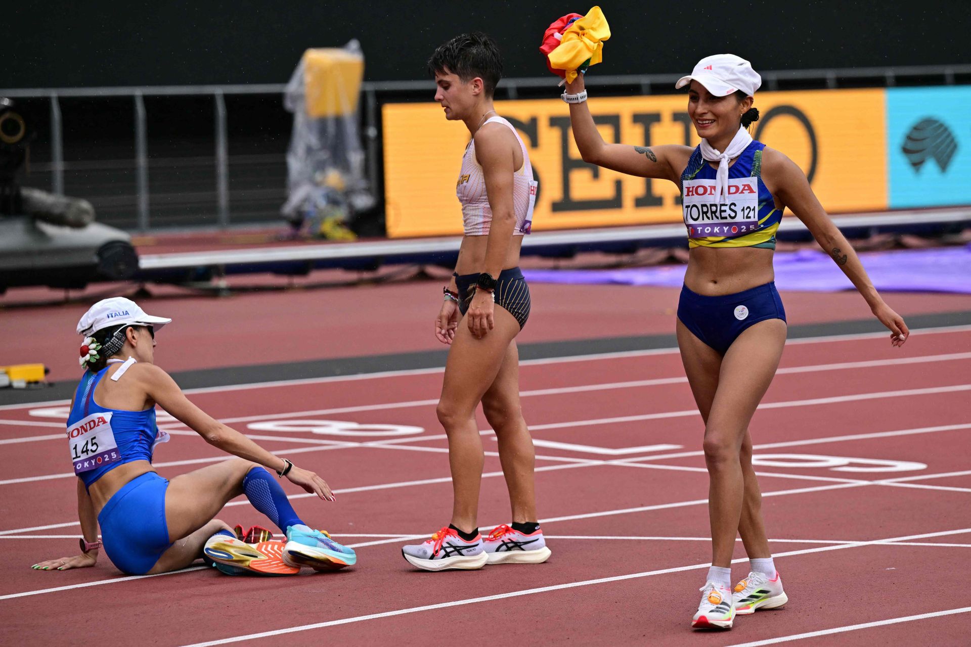 Las imágenes de la granadina María Pérez como campeona del mundo