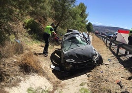 Accidente mortal en Iznalloz este domingo.