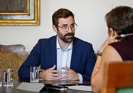 Joan Groizard, secretario de estado de Energía, en la entrevista con IDEAL.