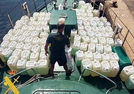 Imagen de archivo de una operación contra el 'petaqueo' de la Guardia Civil.