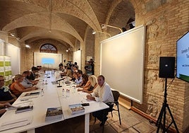 Reunión mantenida en la Diputación.